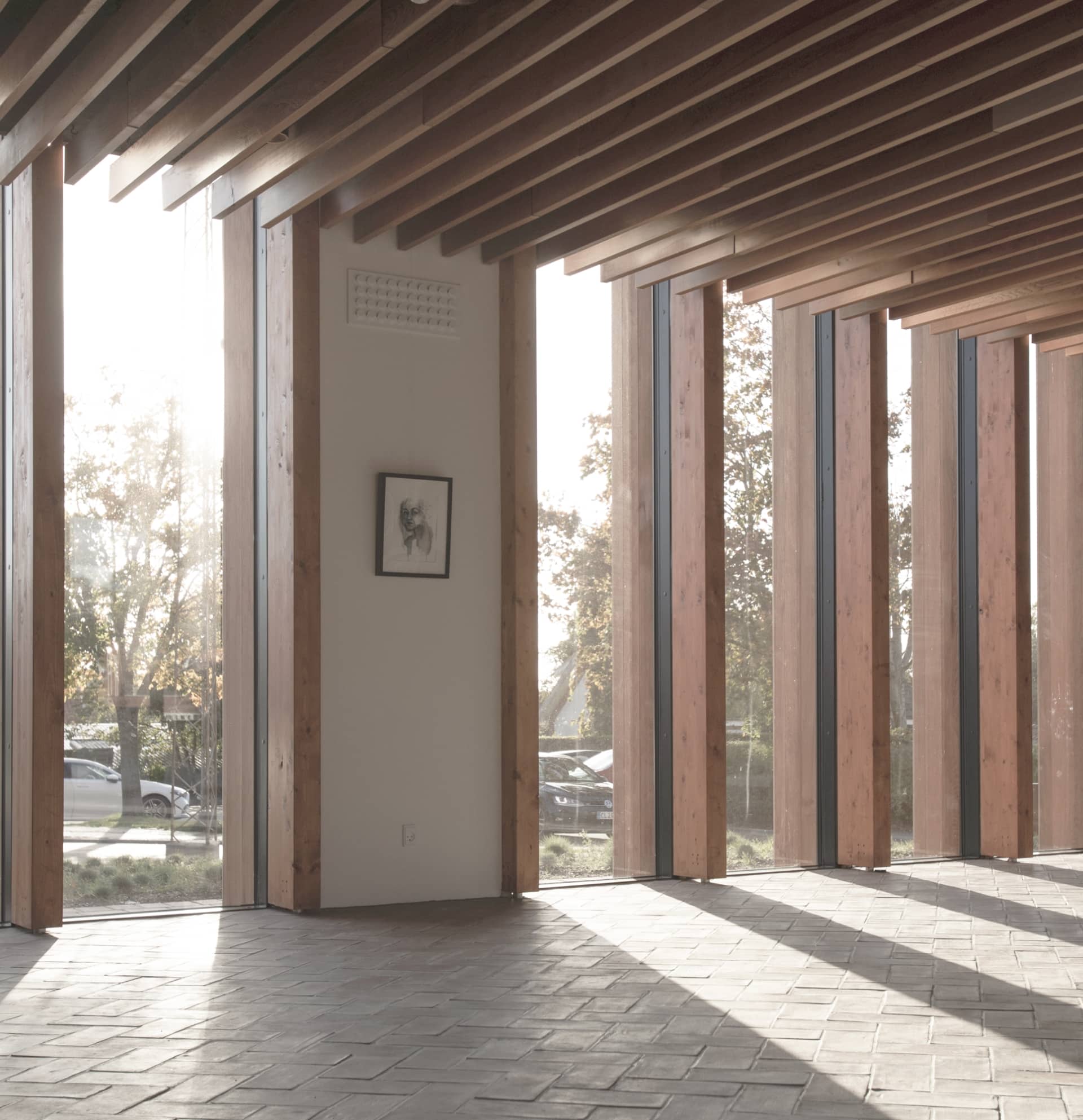 Billede fra MEDIAPOINTs arbejde for Arkitektfirmaet Hovaldt