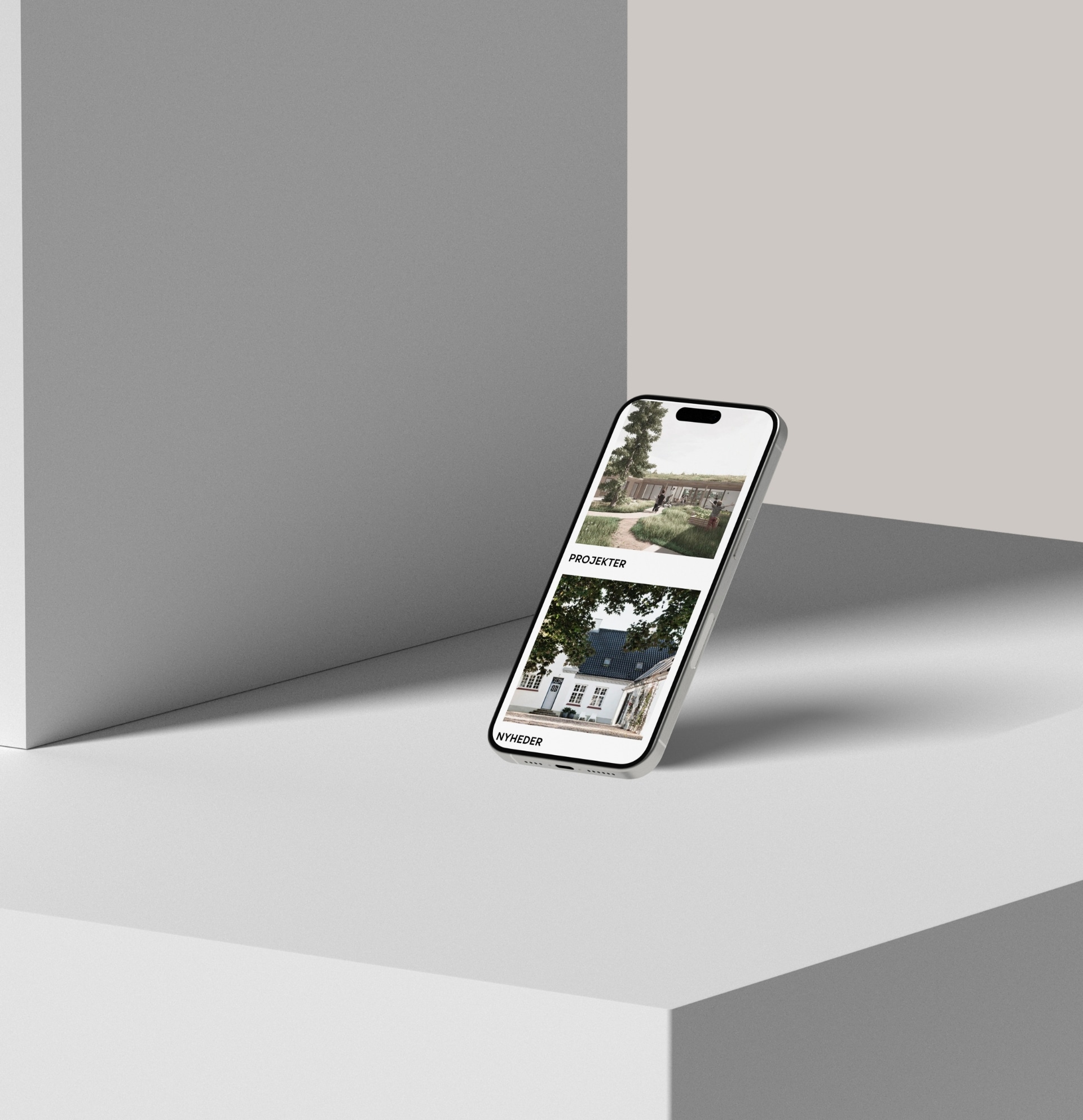 Billede fra MEDIAPOINTs arbejde for Arkitektfirmaet Hovaldt