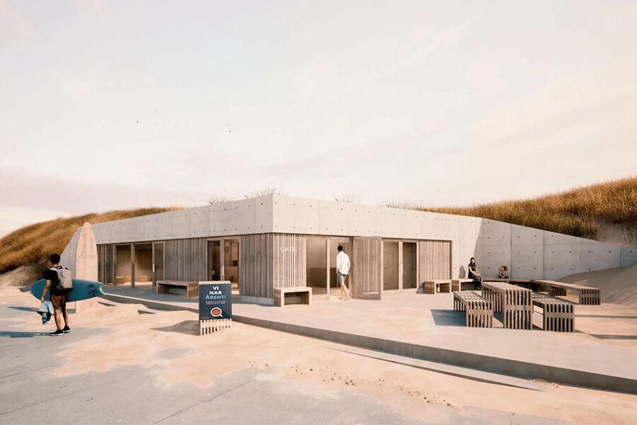 Billede fra MEDIAPOINTs arbejde for Arkitektfirmaet Hovaldt