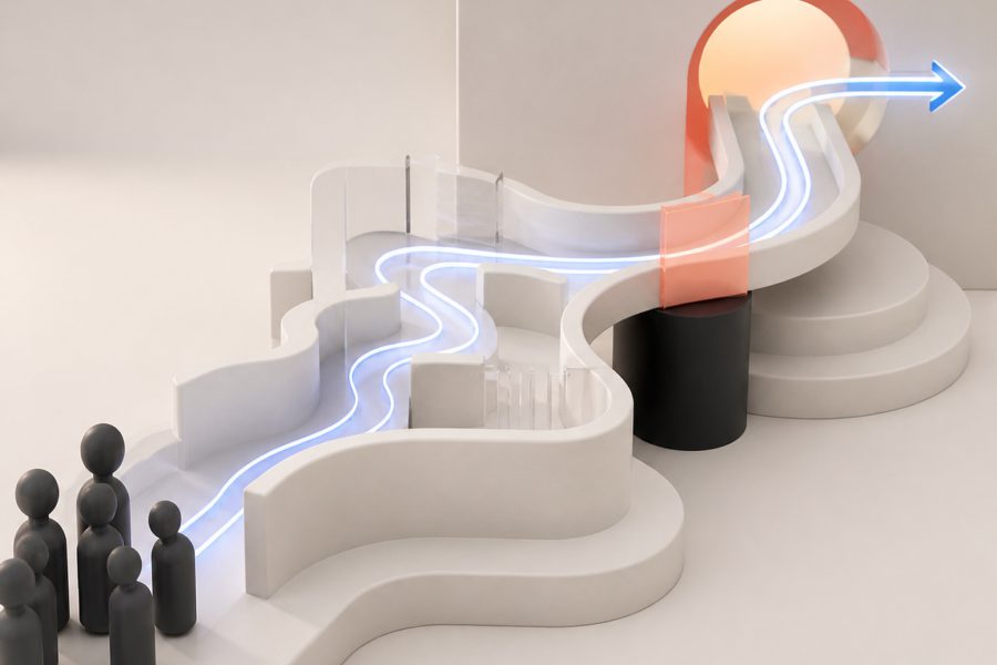 Brugerflow-optimering illustreret