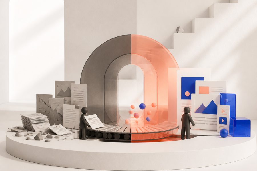 Content Refurbishment illustreret