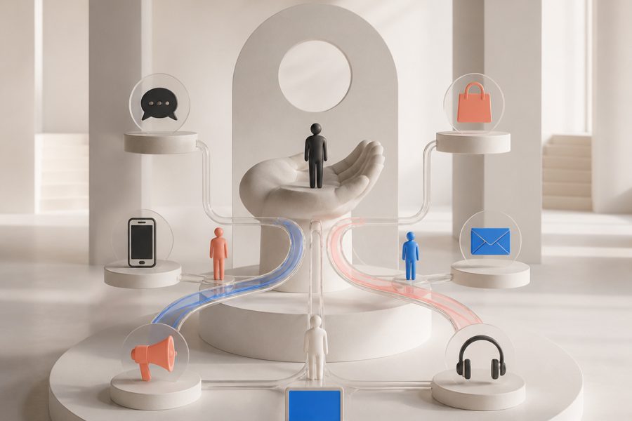 Customer Touchpoints illustreret