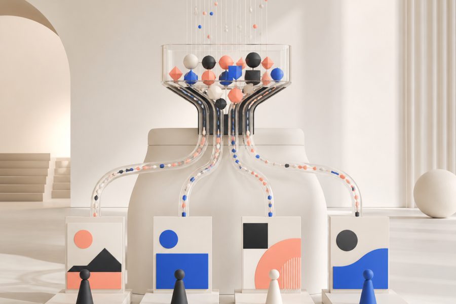 Dynamic creative optimization (DCO) illustreret