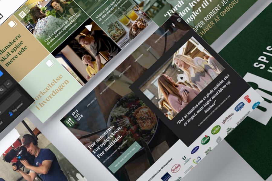 Billede fra MEDIAPOINTs arbejde for #spisudeigen