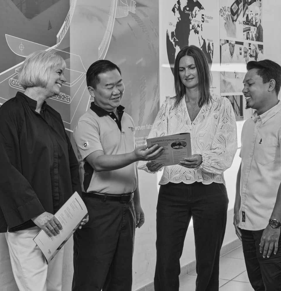 Billede fra MEDIAPOINTs arbejde for Fibertex Personal Care