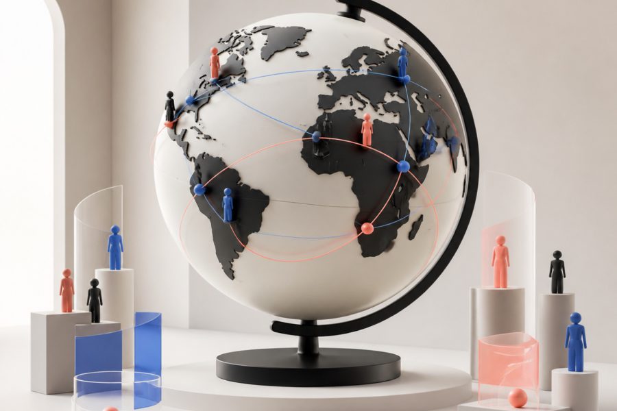 Global markedsføring illustreret