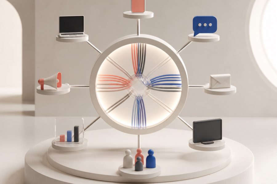 Integreret marketingkommunikation (IMC) illustreret