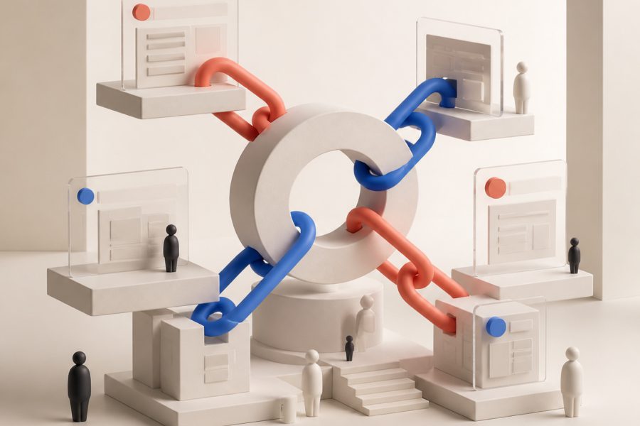 Linkbuilding (Link building) illustreret