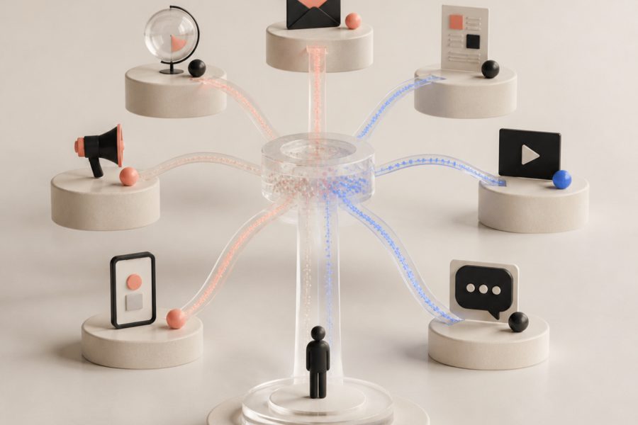 Multi-touch-attribution illustreret