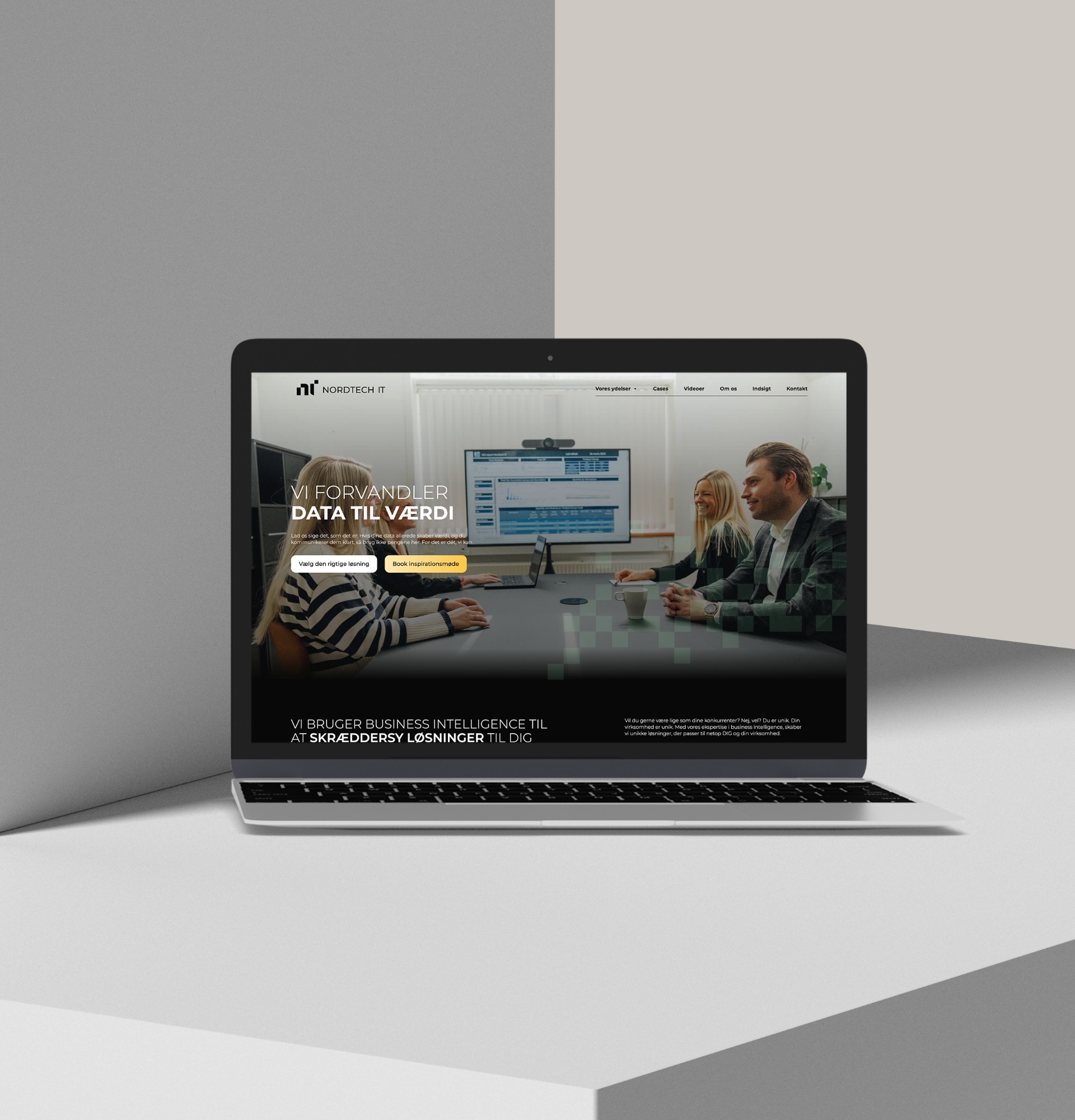 Billede fra MEDIAPOINTs arbejde for Nordtech-IT