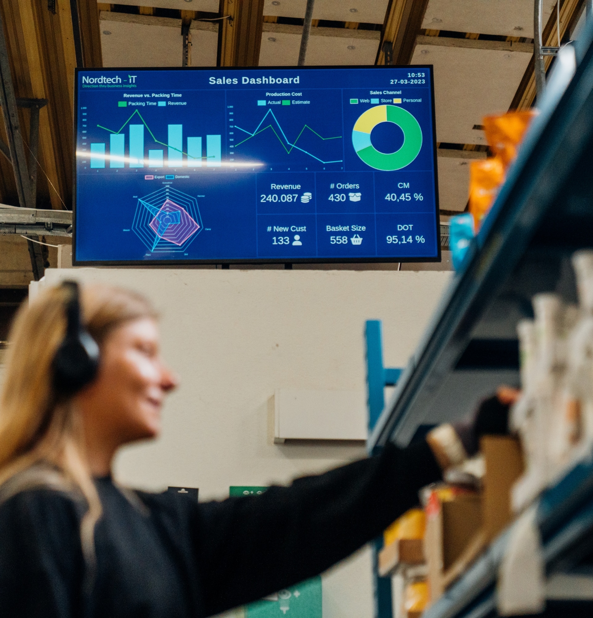 Billede fra MEDIAPOINTs arbejde for Nordtech-IT
