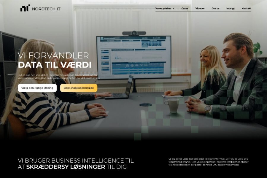 Billede fra MEDIAPOINTs arbejde for Nordtech-IT