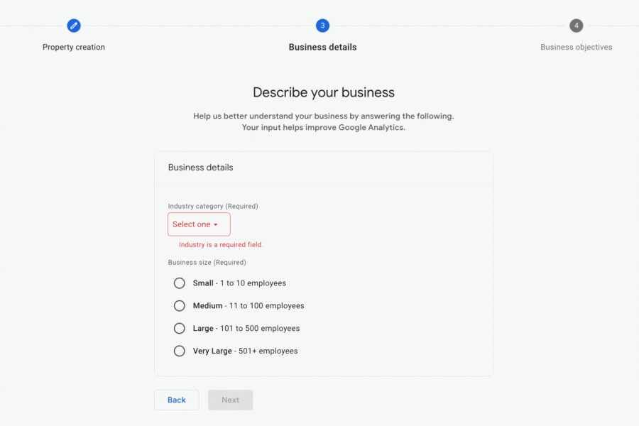 Oprettelse og adgang på Google Analytics