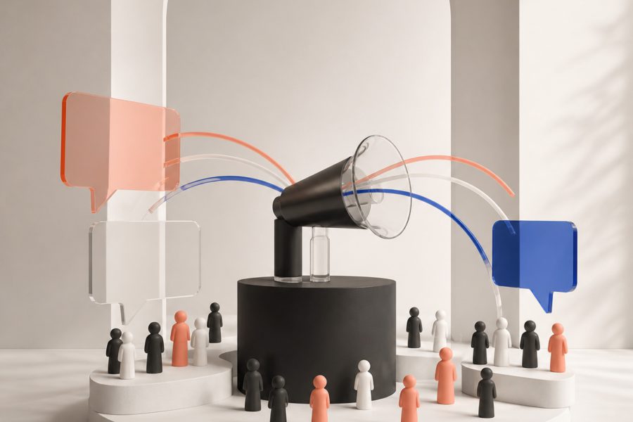 PR (Public Relations) illustreret