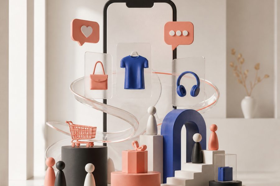 Social commerce illustreret