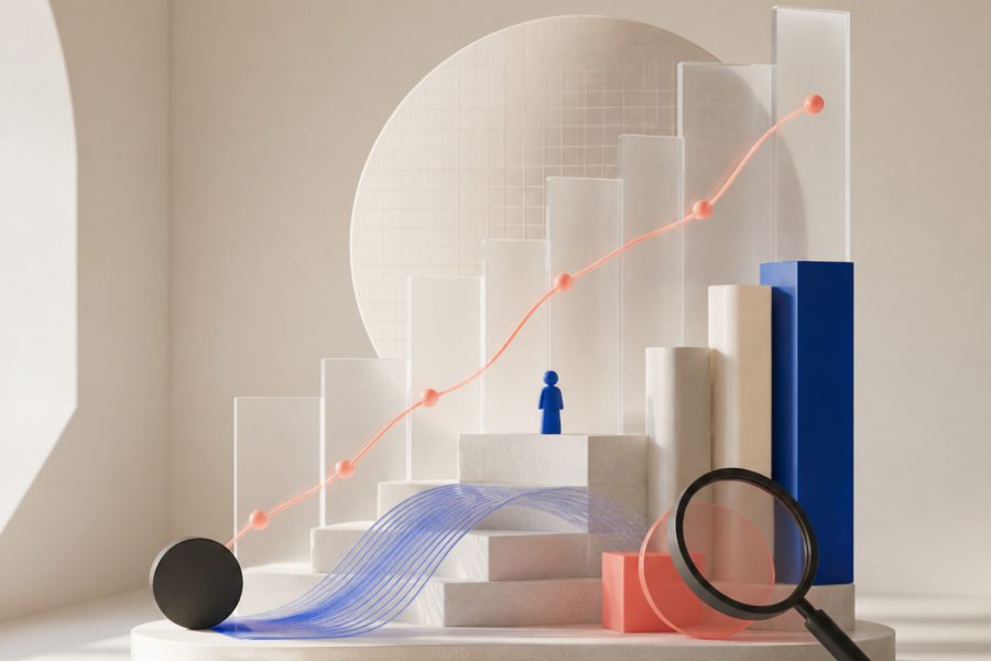 Trend-analyse illustreret