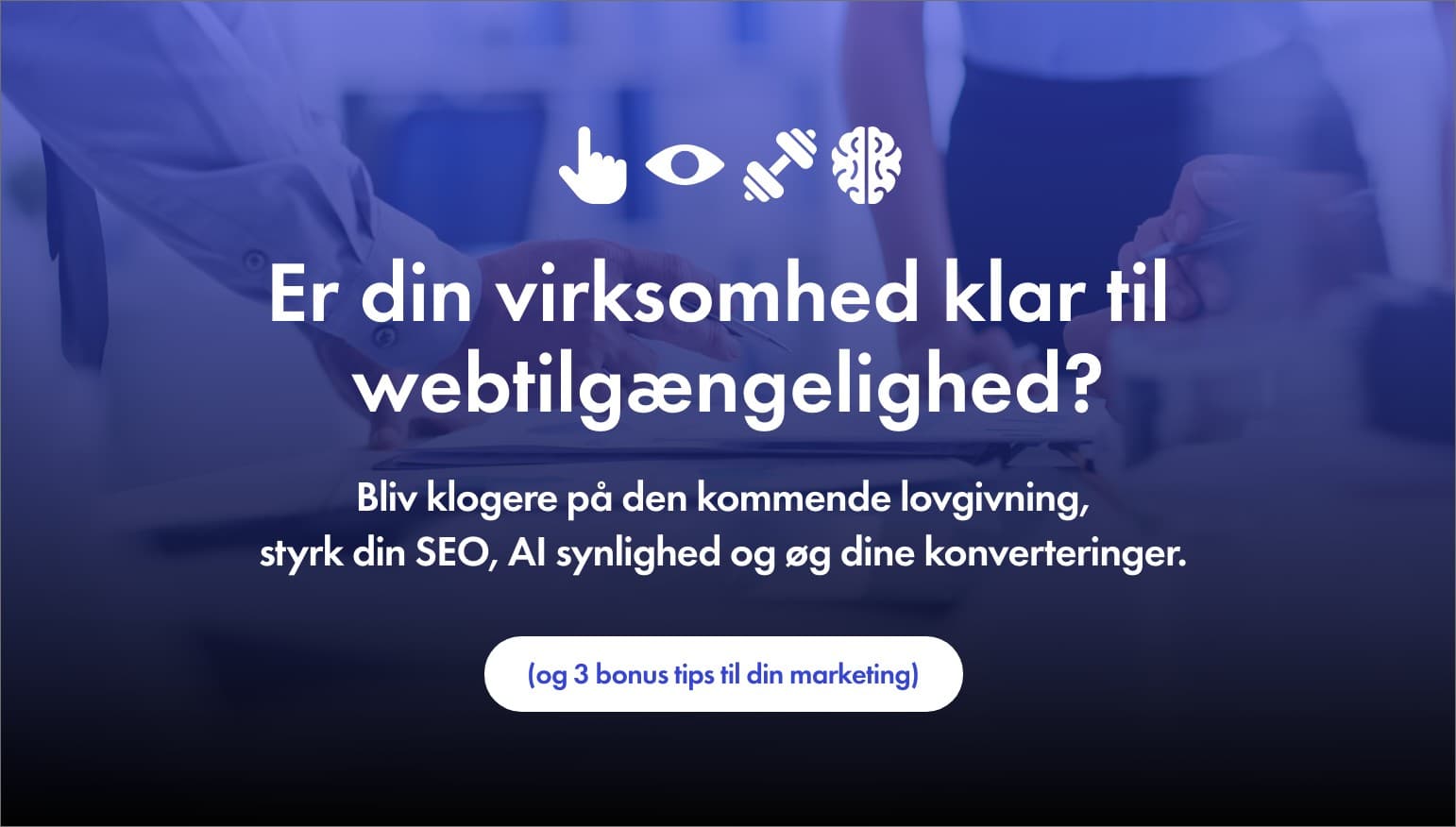 Bliv klar til webtilgængelighed