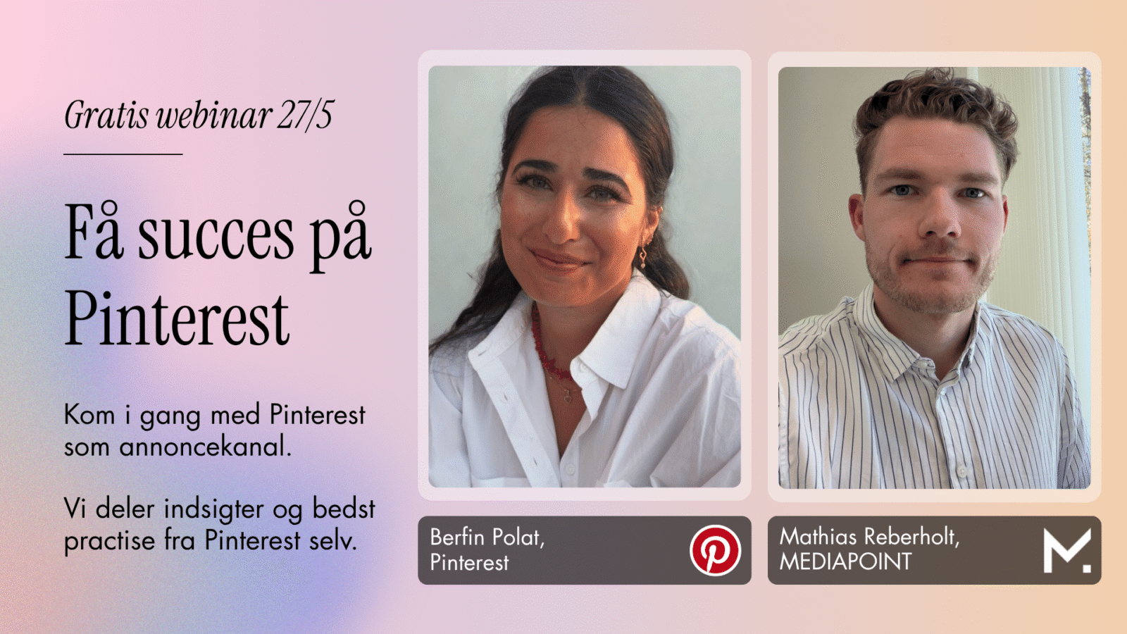 Webinar: Få succes på Pinterest