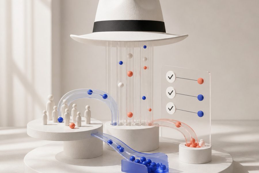 White Hat Marketing illustreret