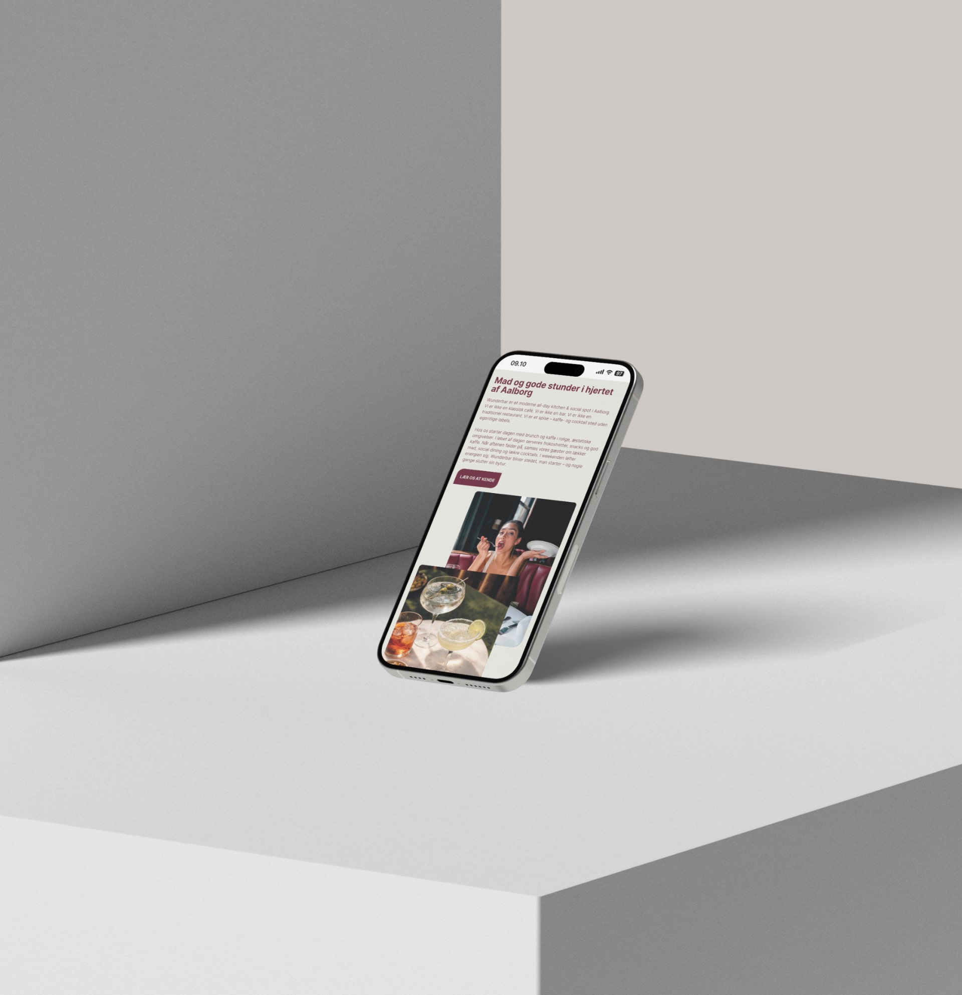 Billede fra MEDIAPOINTs arbejde for Wunderbar