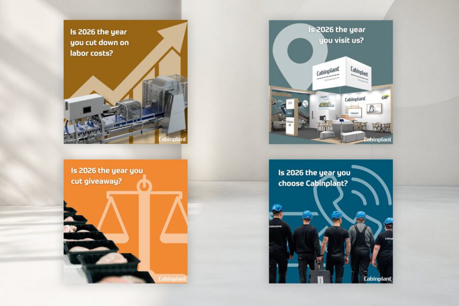 LinkedIn-annonce udviklet af MEDIAPOINT for Cabinplant