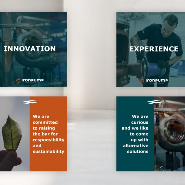 LinkedIn-annonce udviklet af MEDIAPOINT for Iron Pump