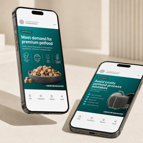 LinkedIn-annonce udviklet af MEDIAPOINT for Østergaard
