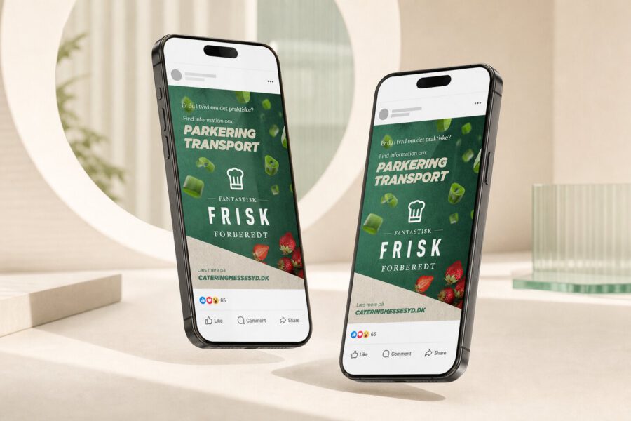 Meta-annonce udviklet af MEDIAPOINT for Cateringmessen
