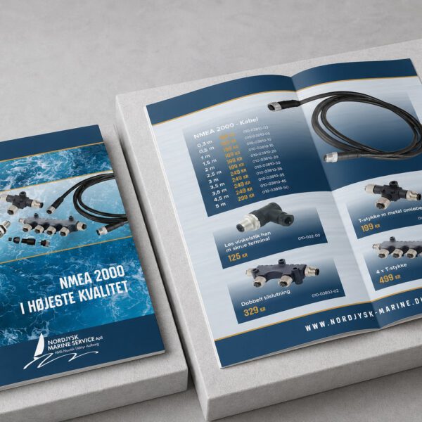Tryksag udviklet af MEDIAPOINT for Nordjysk Marine