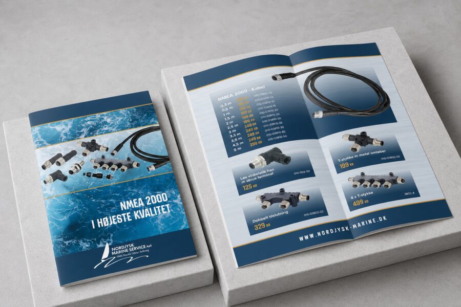 Tryksag udviklet af MEDIAPOINT for Nordjysk Marine