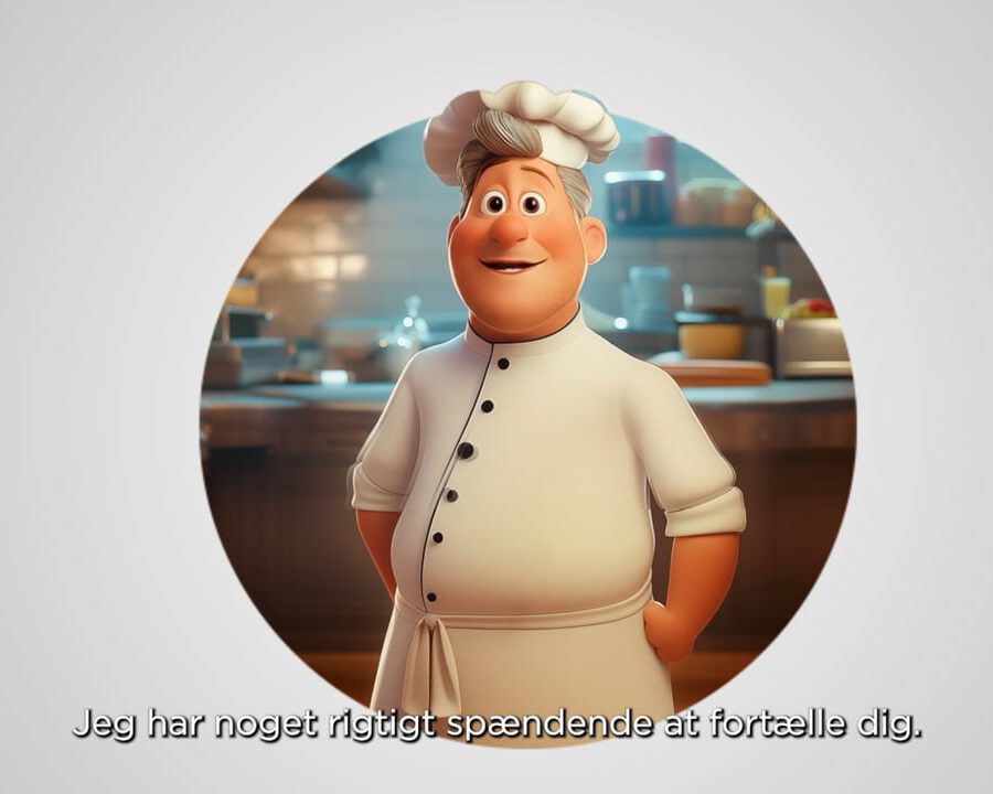 Still fra filmen inco app - food version