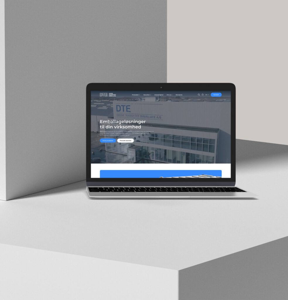 Billede fra MEDIAPOINTs arbejde for DT Emballage