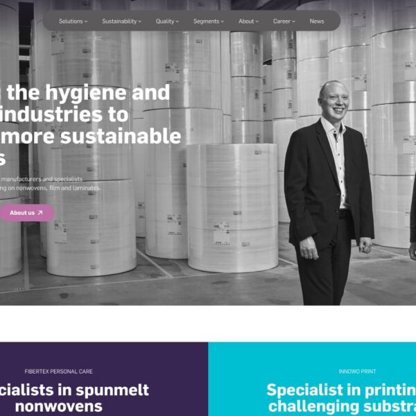 Billede fra MEDIAPOINTs arbejde for Fibertex Personal Care