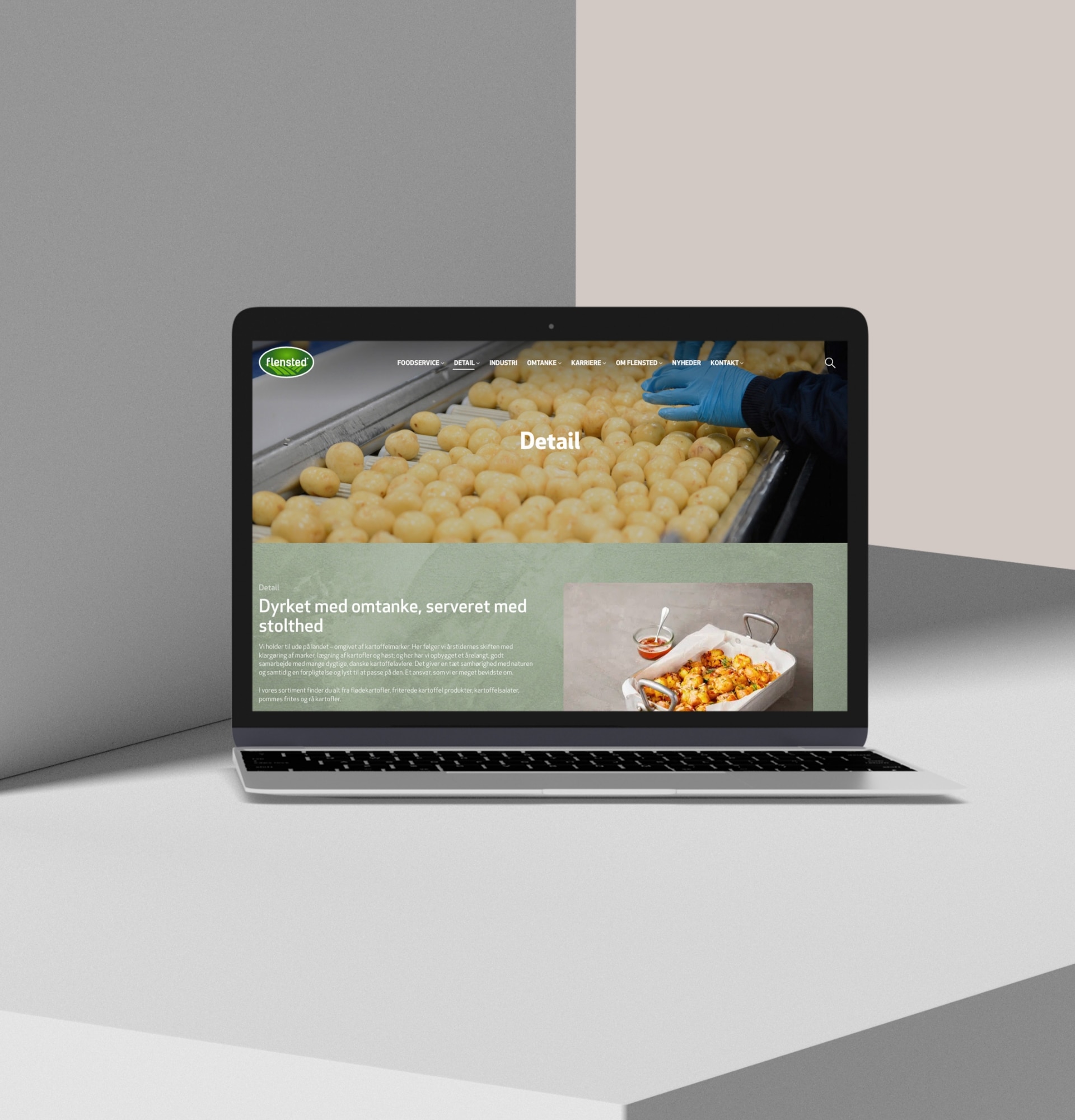 Billede fra MEDIAPOINTs arbejde for Flensted
