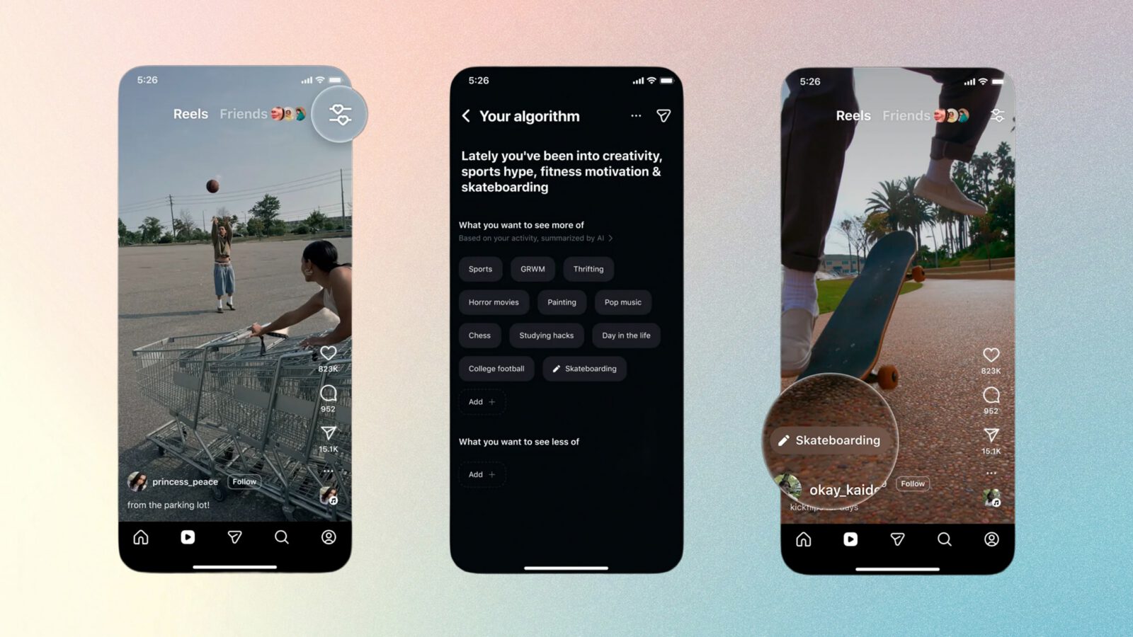 Instagram giver brugerne nøglerne til algoritmen