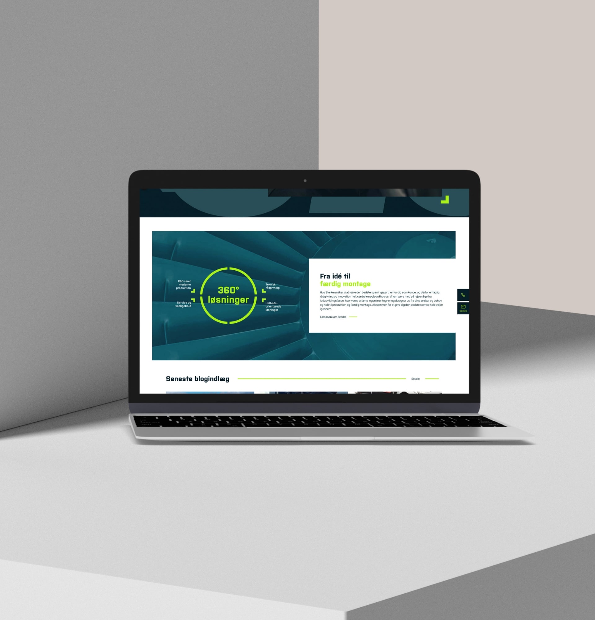 Billede fra MEDIAPOINTs arbejde for Sterke