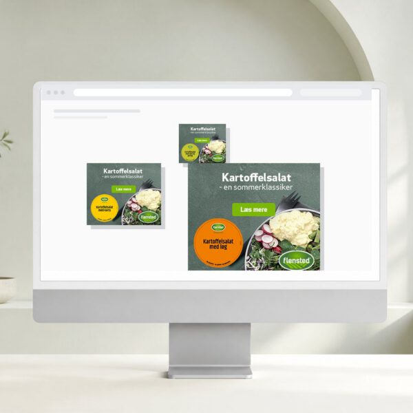 Google Ads-annonce udviklet af MEDIAPOINT for Flensted
