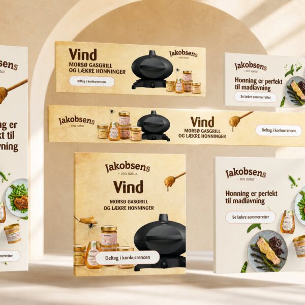 Google Ads-annonce udviklet af MEDIAPOINT for Jakobsens